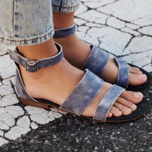 Free People Crowe Distressed Sandal